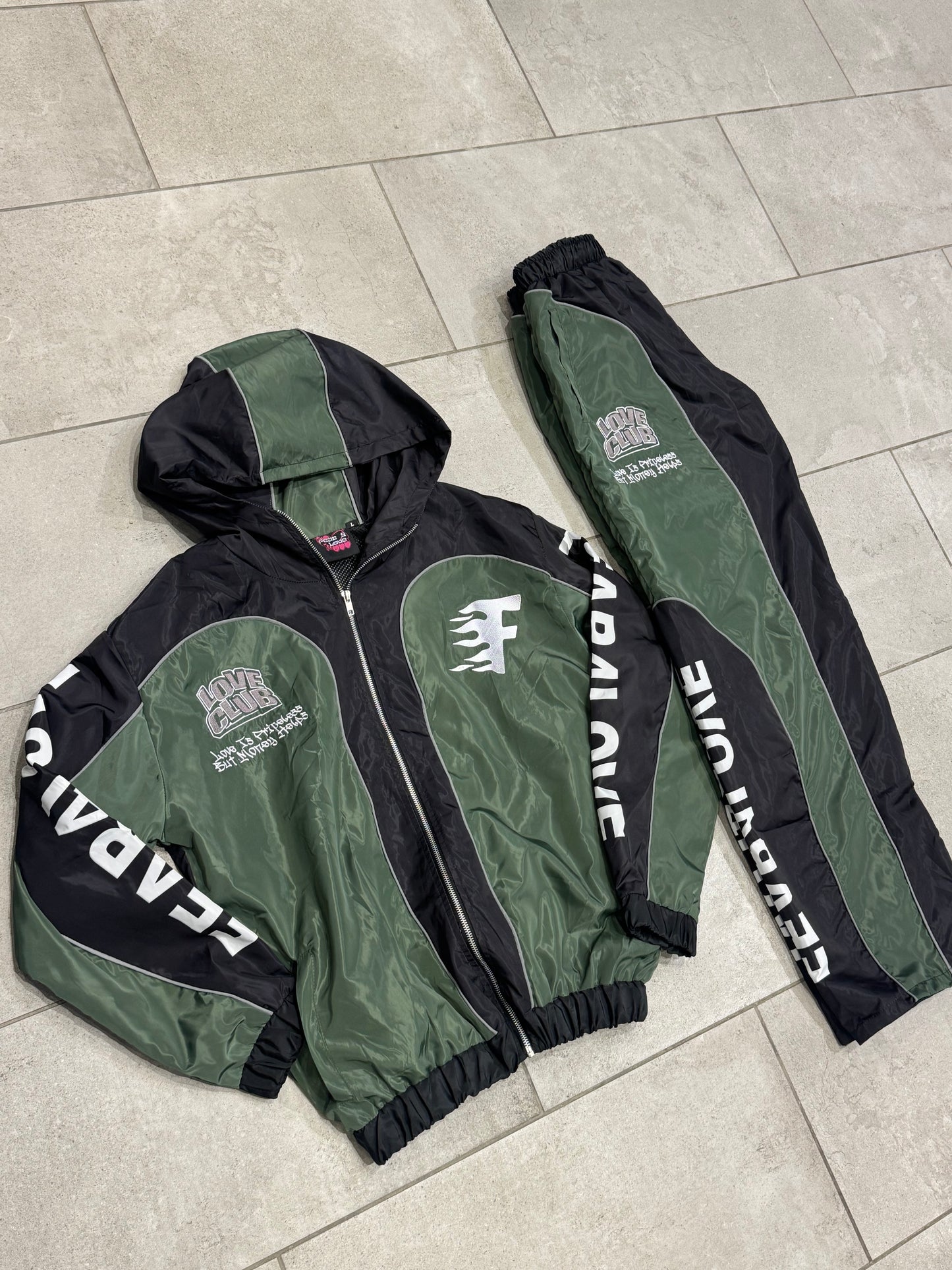 Palm Green “Love Club” Windbreakers